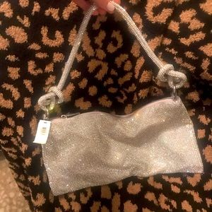 New with tags Express rhinestone slouch shoulder bag